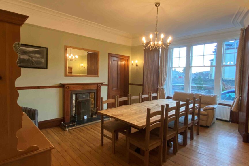 Dining room from door