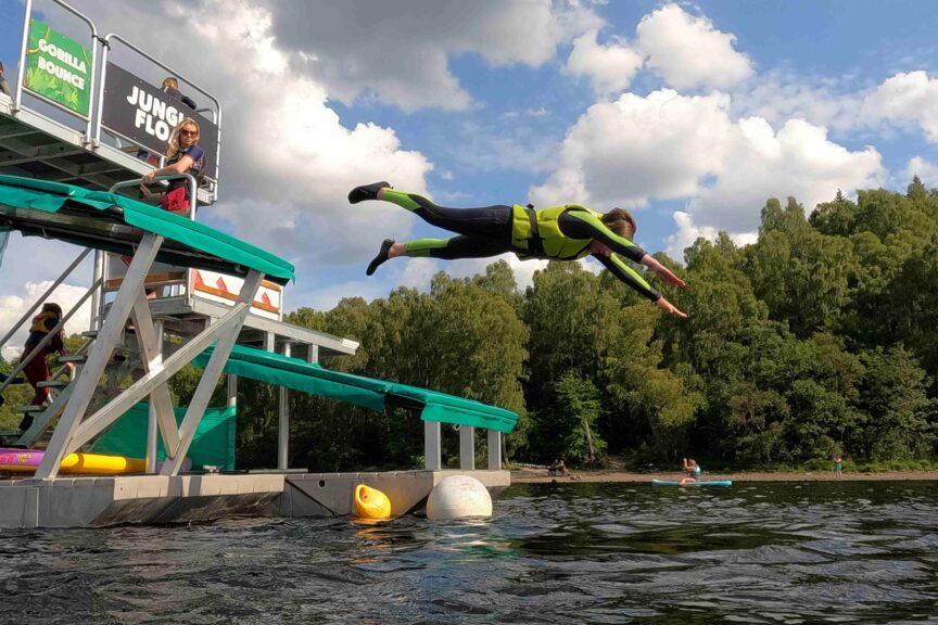Jungle float flying