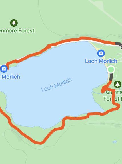Loch Morlich Circular Route Map