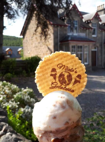 Ice cream shelter stone