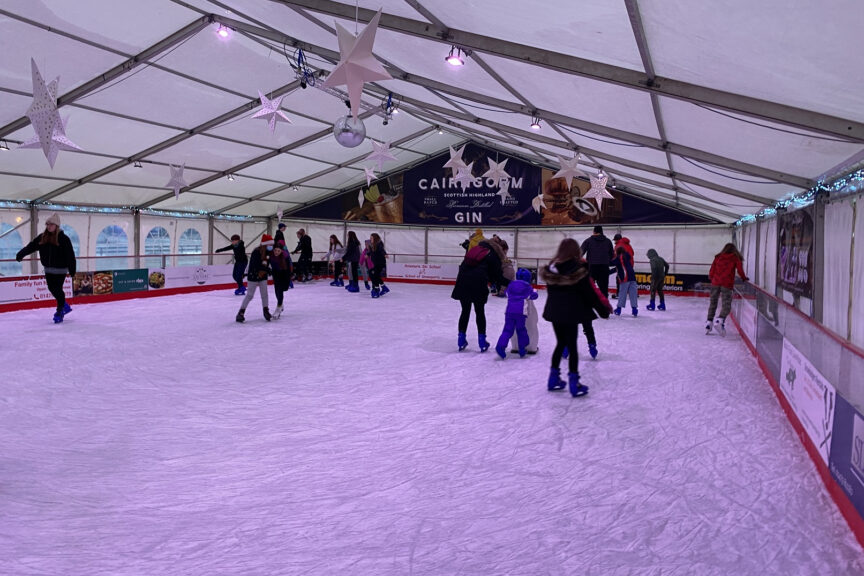 ice skating in Aviemore