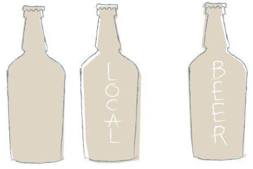 illustration of local beer